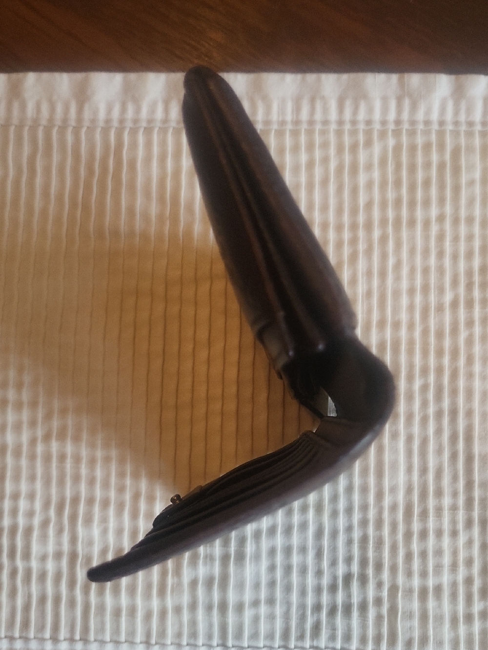 Gucci Dark Brown Leather Embossed GG Continental Wallet - Picture 9 of 9